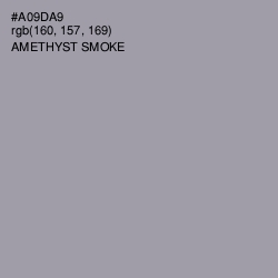 #A09DA9 - Amethyst Smoke Color Image
